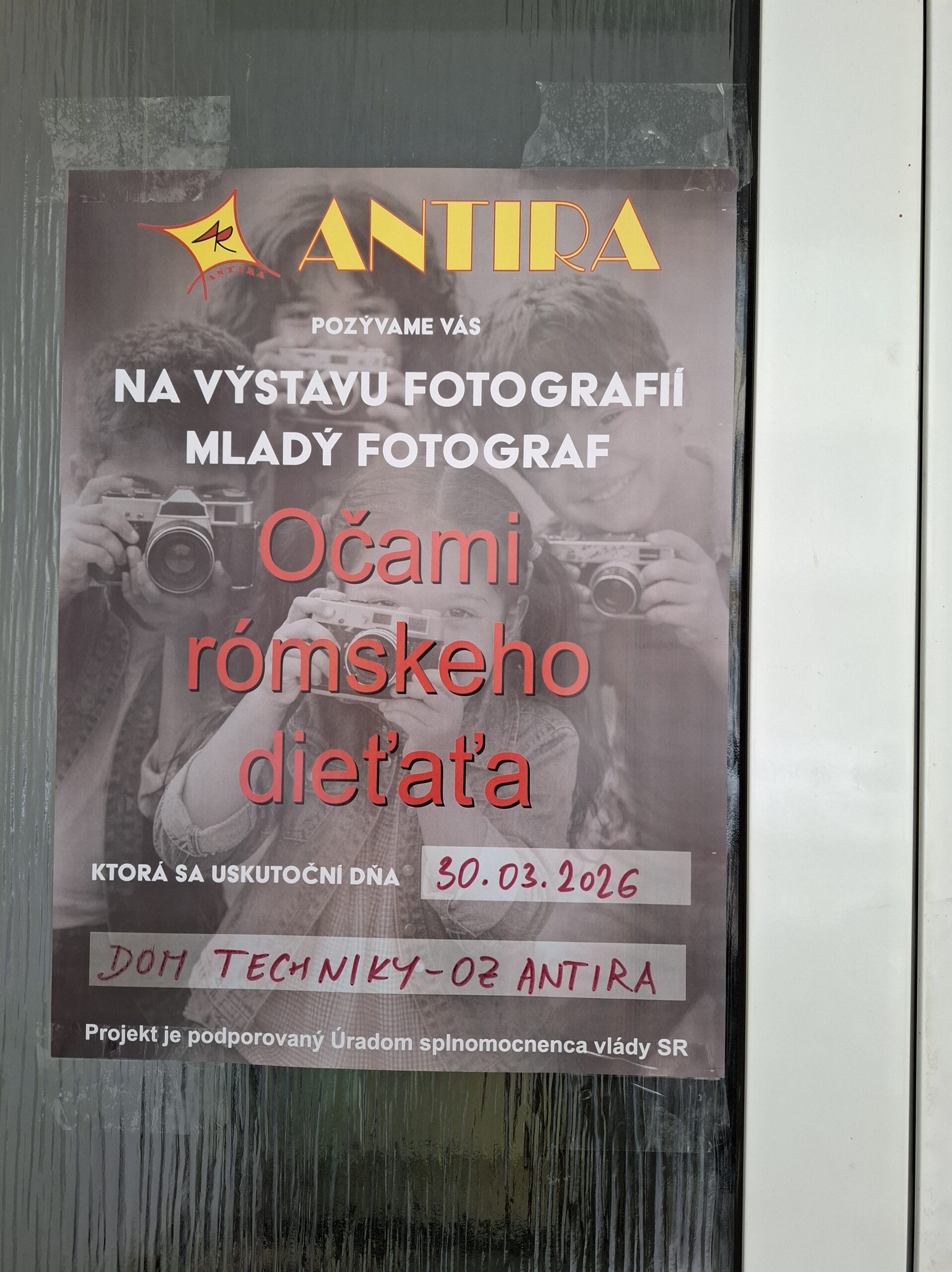 Pozvánka na výstavu Mladý fotograf
